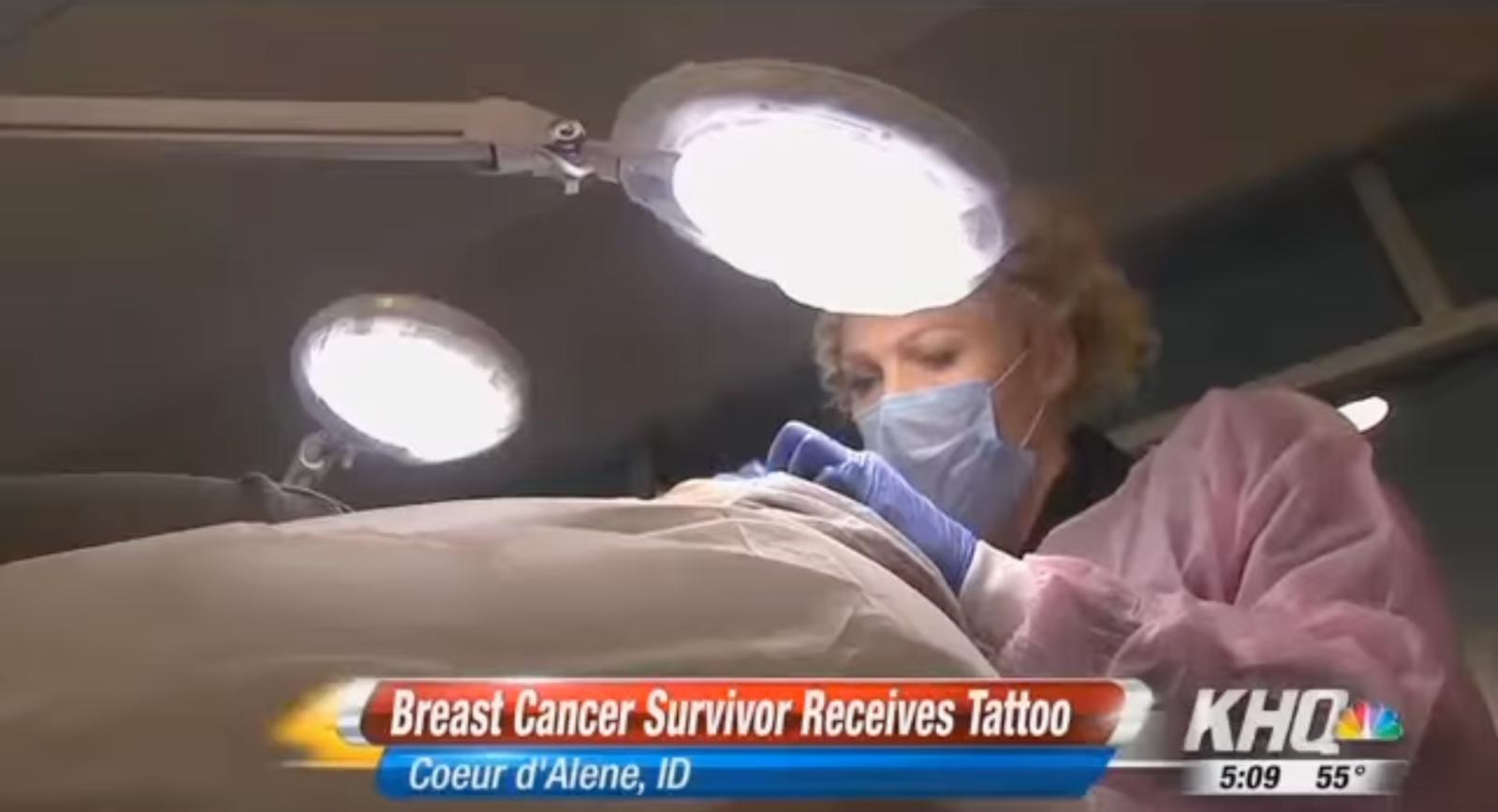 A Permanent Mark: Cancer survivor receives tattoo – KHQ News
